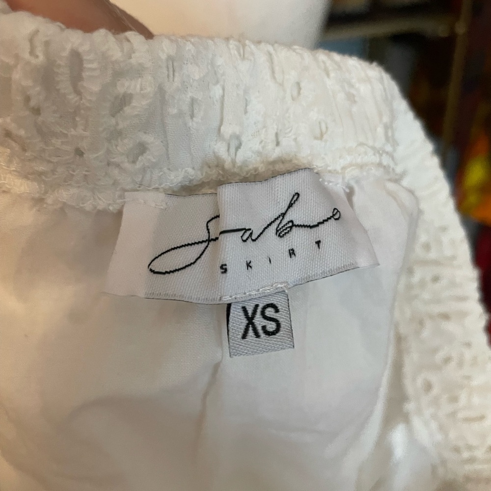 SABO Argentina white eyelet skirt set - Picture 11 of 15